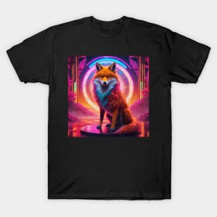 wolf portal design T-Shirt cute T-Shirt